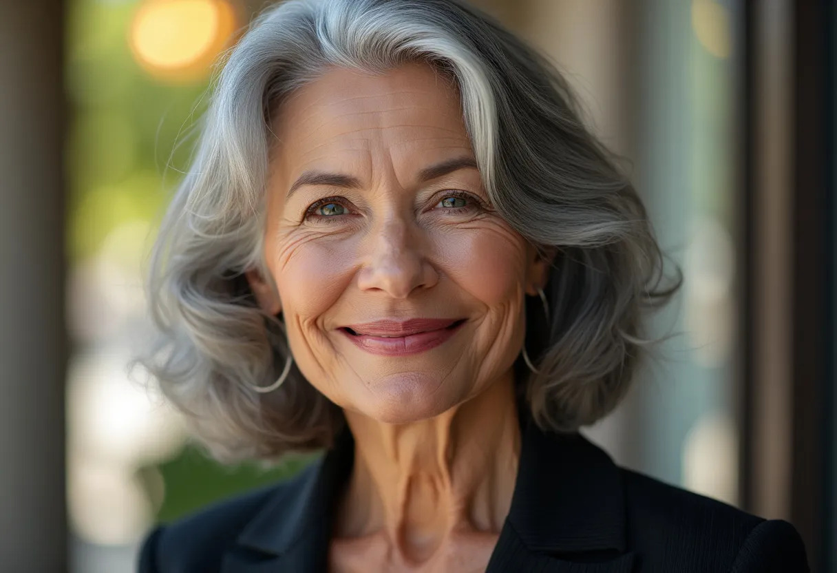 femme 60 ans coupe de cheveux