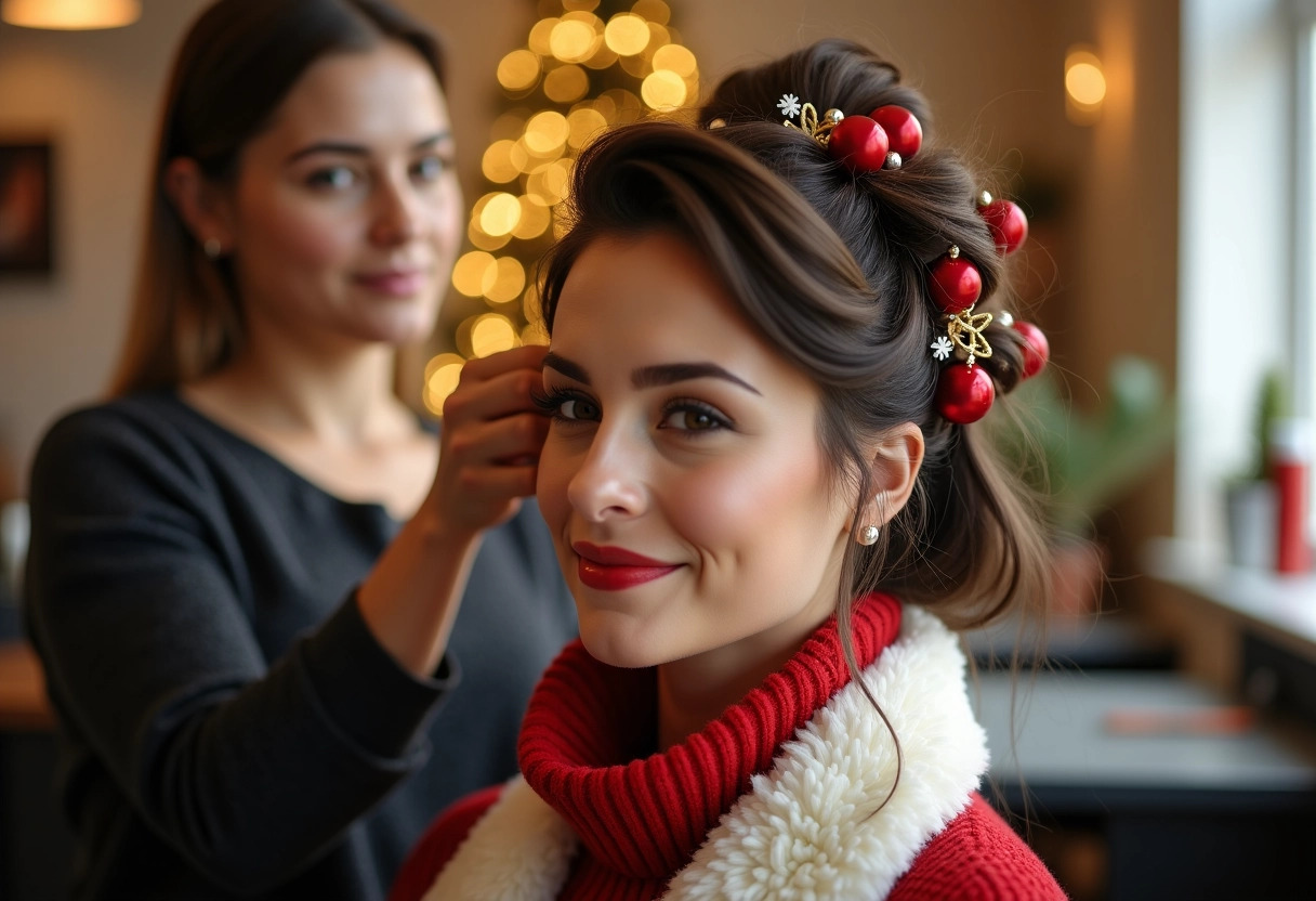 coiffure noël