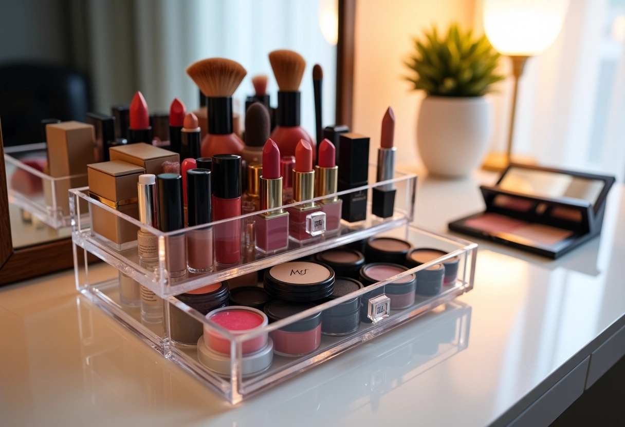 organisateur maquillage