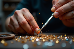 Sertissage et précision : la fabrication d’une bague de luxe d’exception